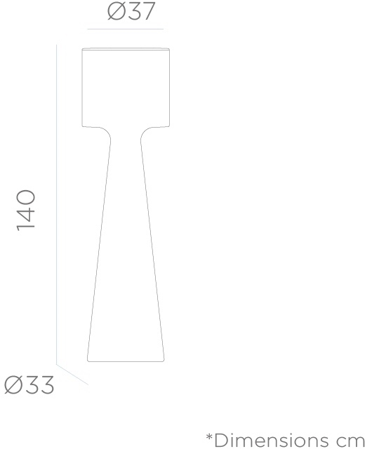 18W LED pastatomas lauko šviestuvas GRACE 140, G13, T8, baltas, 6000K, IP65, parduodamas su 1200mm T8 LED lempa