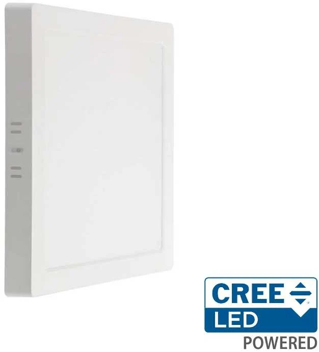 18W LED paviršinė panelė, balta, 3000/4000/6500K, CREE LED chip