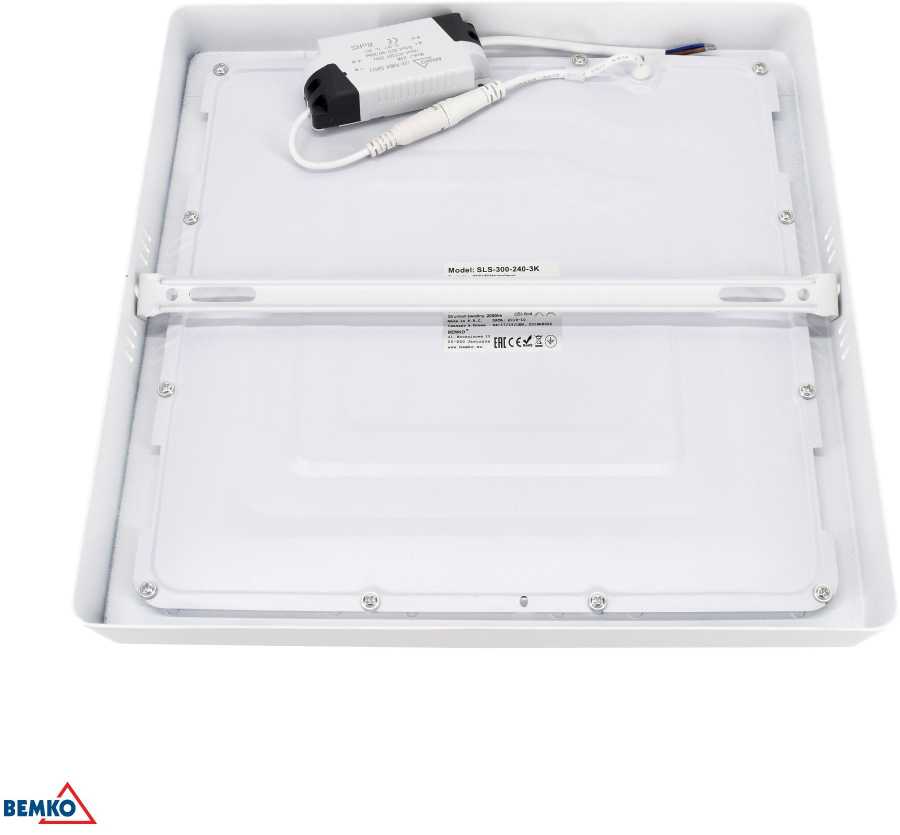 18W LED paviršinė panelė TALAR SLS, balta, 3000K