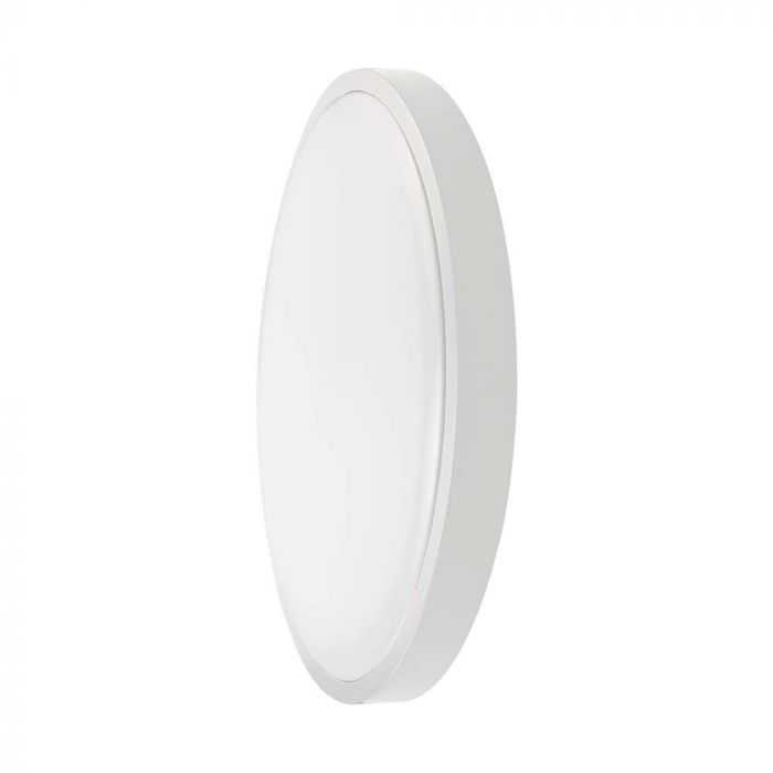 Lubinis šviestuvas 18W LED paviršinis šviestuvas, baltas, 6500K, IP44, su judesio davikliu