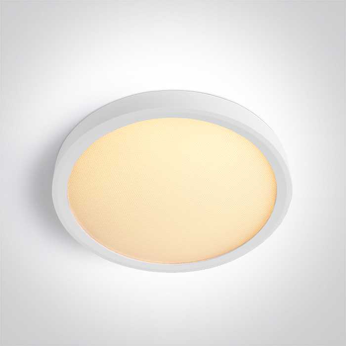 Lubinis šviestuvas 18W LED paviršinis šviestuvas, baltos sp., 2800/3300/4000K, 230mm, UGR19, 62020BU/W/V