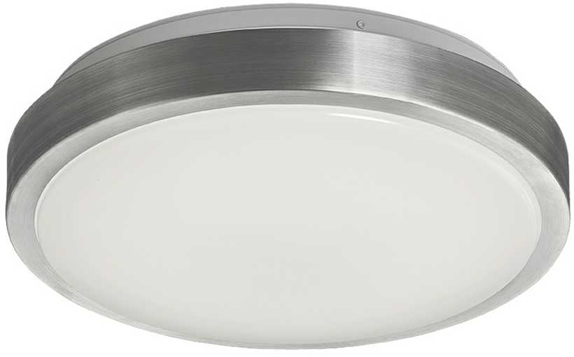 18W LED paviršinis šviestuvas BRIGHT, baltos/sidabro sp., 3000K, 4158900