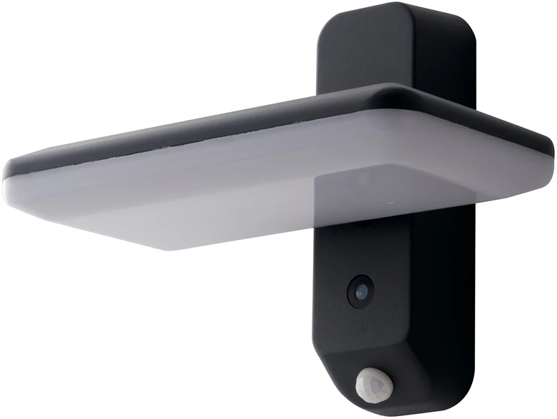 Sieninis šviestuvas 1,8W LED sieninis fasado šviestuvas su saulės baterija ir judesio davikliu ARGO, antracito sp., IP54