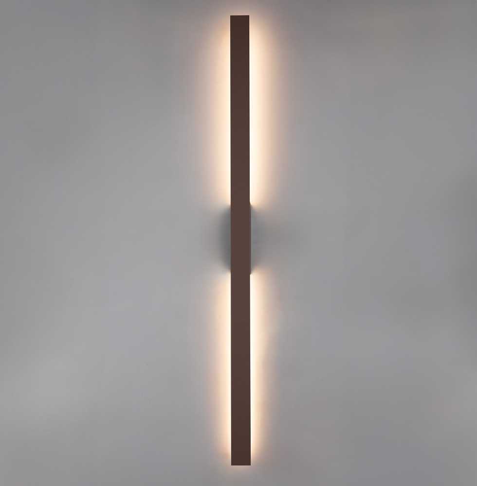 18W LED sieninis fasado šviestuvas TOSCANA, rudas, 3000K, IP65, 4336001