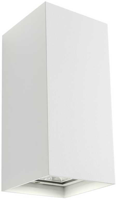 Sieninis šviestuvas 18W LED sieninis lauko šviestuvas HUB, baltas, 3000K, IP54, 90231