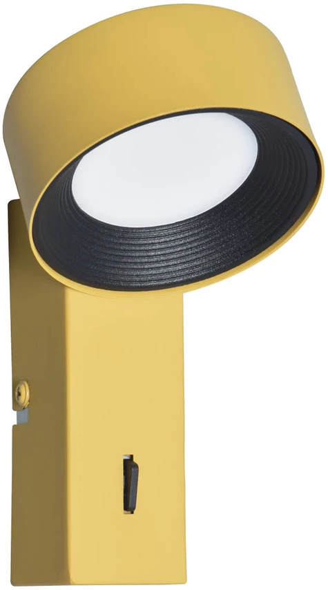 1,8W LED sieninis šviestuvas OTAL, geltonos sp., 4000K