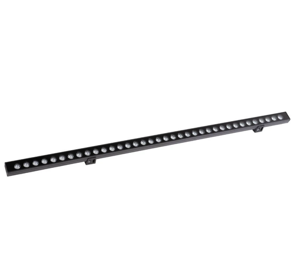 18W LED sieninis šviestuvas WALL WASHER, juodas, 6000K, IP65
