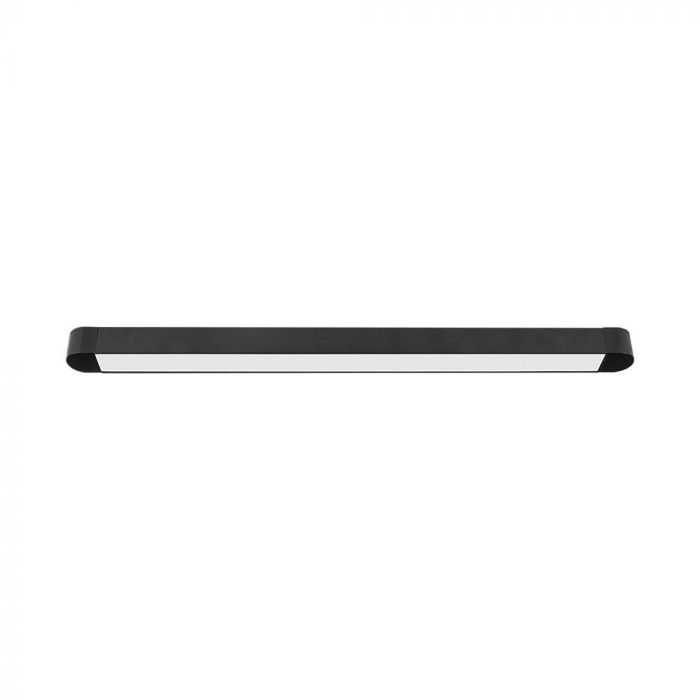 V-tac 18W LED šviestuvas į magnetinius bėgelius ULTRA THIN, juodas, 3000K