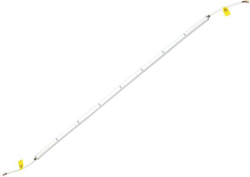 18W LED šviestuvas, montuojamas į NOVO bėgelį, baltas, 48V, 3000K, IP65, 02/1202-2
