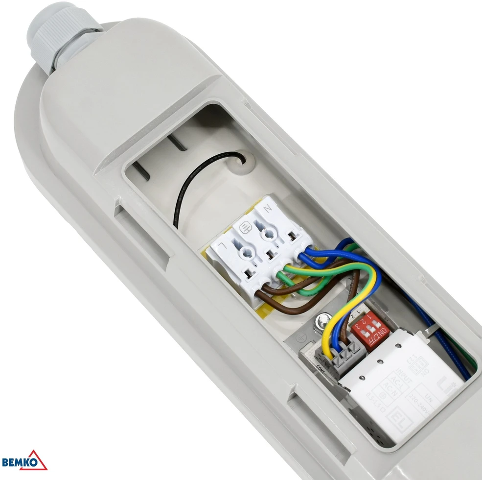 19-37W LED linijinis šviestuvas BALWIR 2, 1160mm, šviesiai pilkas, 4000K, IP65