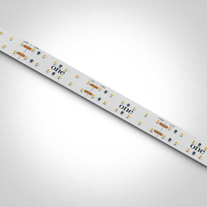 19,2W/m lanksti LED juosta, 240LED/m, 3000K, IP20, karpoma kas 5cm, 5m ritė, 7875/W