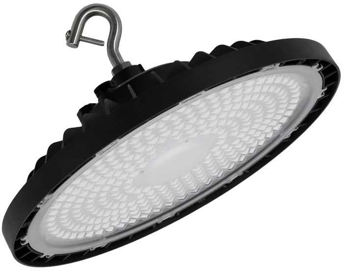 195W LED UFO šviestuvas HIGH BAY V, juodas, 4000K, 60°