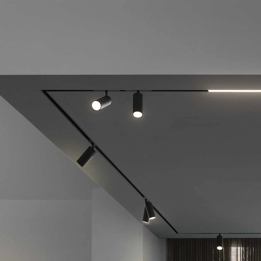 Pakabinamas šviestuvas Ideal Lux Magnetinis šviestuvas Ego Track Single 19W 3000K On-Off Bk