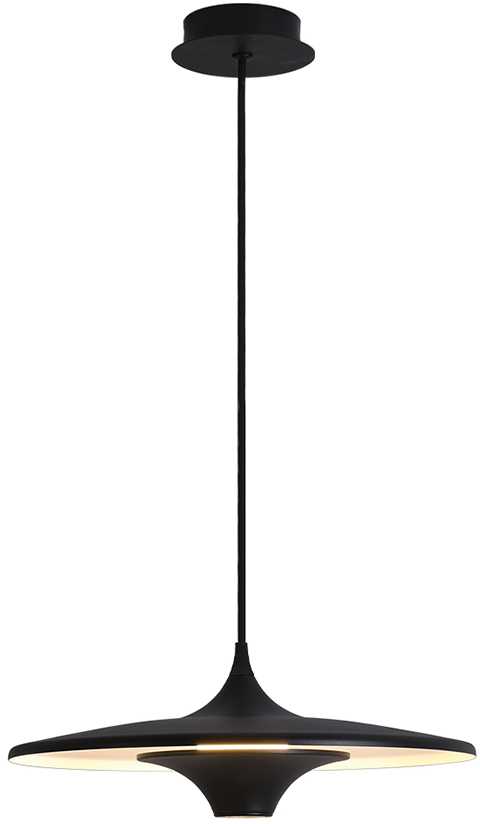 19W LED pakabinamas šviestuvas RENE, juodas, 3000K, 4319501
