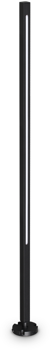 19W LED pastatomas lauko šviestuvas JEDI, juodas, 3000K, IP65, 293196