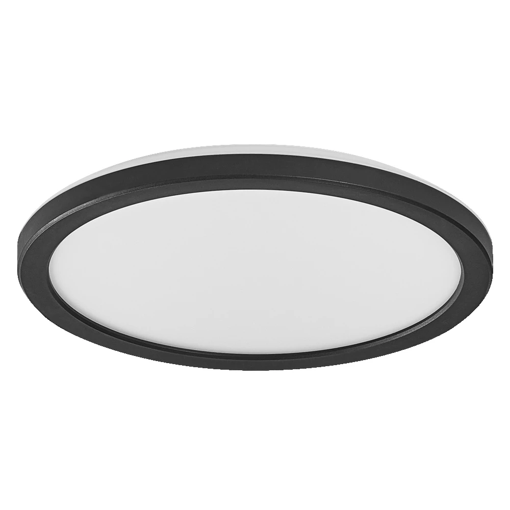 Lubinis šviestuvas Osram 19W LED paviršinis šviestuvas SMART+ ORBIS, juodas, 2700/6500K/RGB, dimeriuojamas