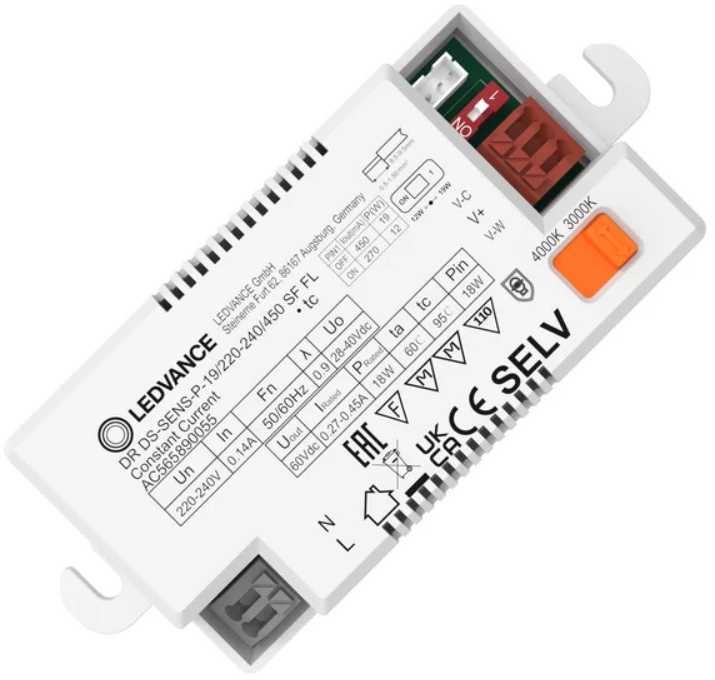 19W LED plafono maitinimo šaltinis, 450mA