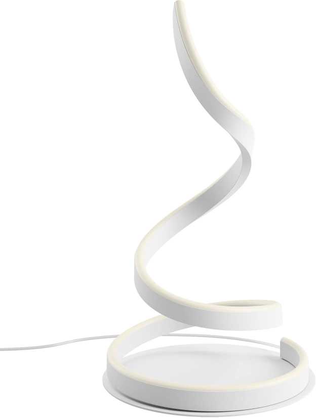 19W LED stalo šviestuvas SCROLL, baltas, 3000/4000/6000K, dimeriuojamas, 01-4278
