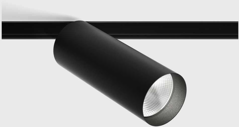 19W LED šviestuvas TUB M A 140 į magnetinę sistemą IN_LINE, juodas, 3000K, 50°