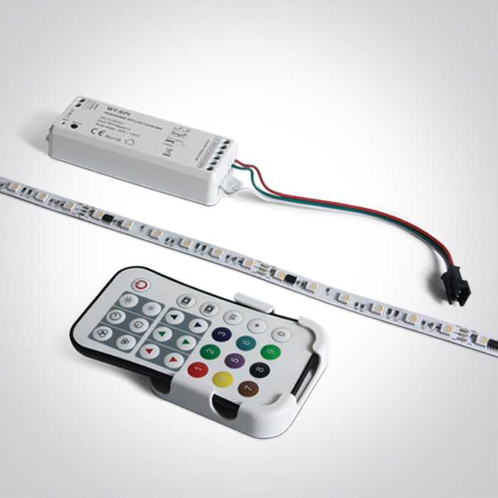 19W/m LED juosta, 3000K/RGB, skaitmeninė, valdoma TUYA, 5m ritė, 7820B/RGBW