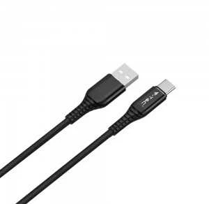 V-tac 1m type-c USB laidas, juodas