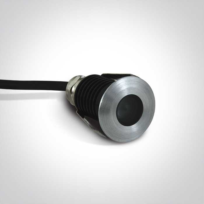 1W/2W LED įleidžiamas į žemę šviestuvas, aliuminio sp., 3000K, 69042M/AL/W