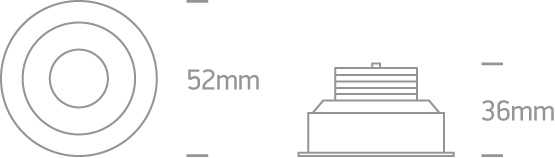 1W/3W LED įleidžiamas pakreipiamas šviestuvas, baltas, 3000K, 11103B/W/W