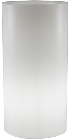 1W LED įkraunamas šviestuvas - gėlių vazonas PALMA 70, baltas, 3000/6500K/RGB, IP65, su USB jungtimi, dimeriuojamas
