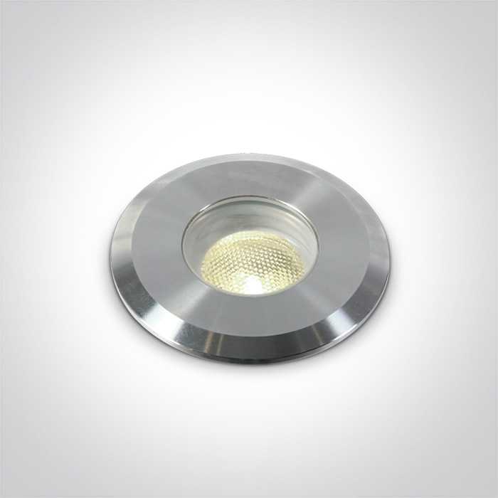 1W LED įleidžiamas baseino šviestuvas, nerūdijančio plieno sp., 3000K, IP68, 69066/W