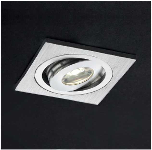 1W LED įleidžiamas pakreipiamas šviestuvas MT 120 LED, baltas, 4000K