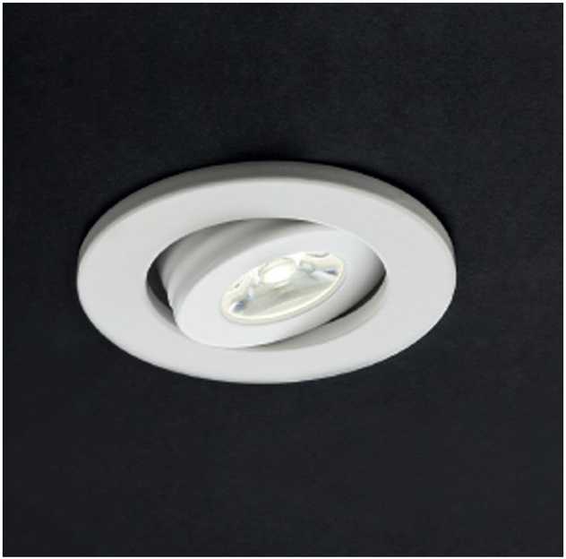 1W LED įleidžiamas pakreipiamas šviestuvas MT 119 LED, baltas, 4000K