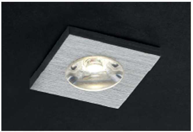 1W LED įleidžiamas šviestuvas MT 118 LED, aliuminio sp., 4000K