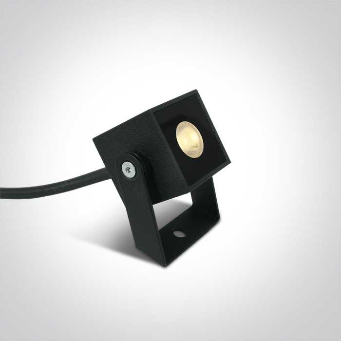 1W LED lauko šviestuvas, antracito sp., 3000K, 7052B/AN/W
