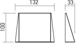 1W LED sieninis šviestuvas STEALTH, matinės baltos sp., 3000/4000K, 01-3218
