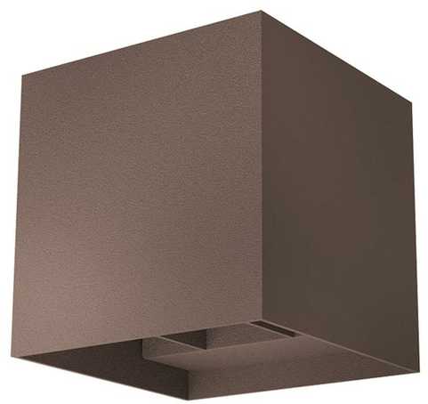 2 x 10W LED sieninis lauko šviestuvas VARY, tamsiai rudas, 3000K, IP54, 90298