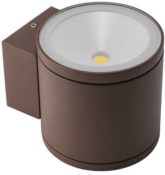 Sieninis šviestuvas 2 x 6W LED sieninis lauko šviestuvas ETA, tamsiai rudas, 3000K, IP54, 9592
