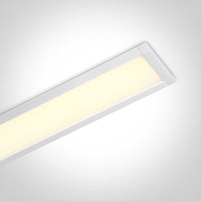 20-40W LED įleidžiamas linijinis šviestuvas, baltas, 3000/4000/5000K, 38152R/W/V