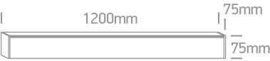 20-40W LED linijinės sistemos šviestuvas, baltas, 3000/4000/5000K, 38160A/W/V
