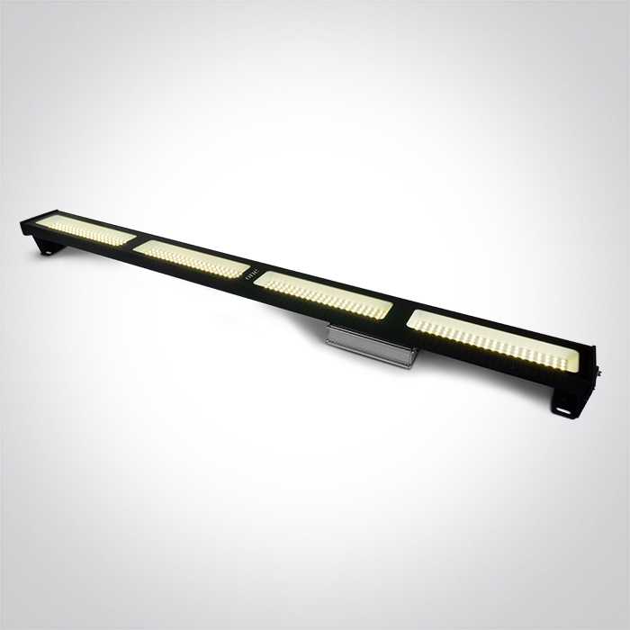 200W LED linijinis pramoninis šviestuvas, juodas, 4000K, IP65, 63200L/C