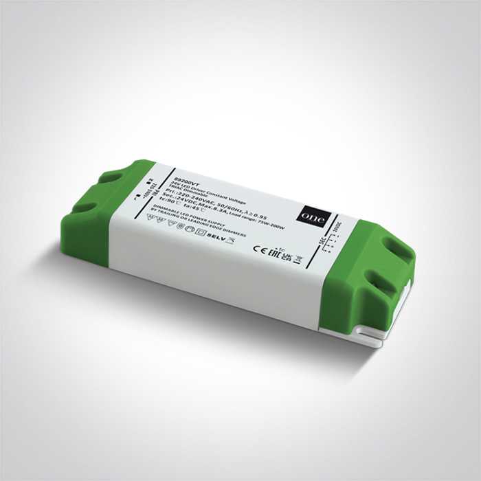 75-200W LED maitinimo šaltinis, 24V, dimeriuojamas, IP20, 89200VT