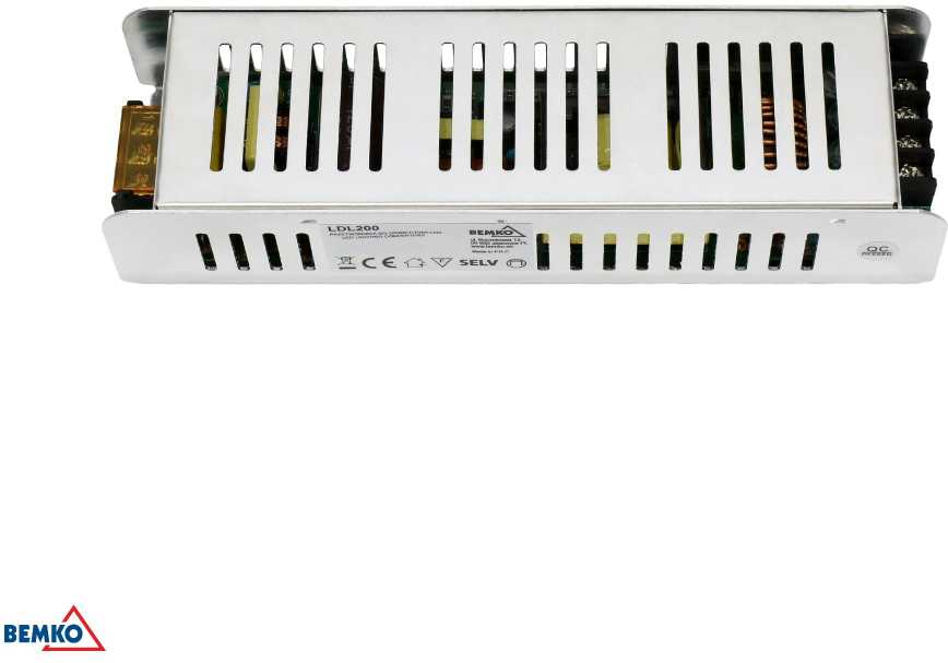 Bemko 200W LED maitinimo šaltinis, 24V, IP20