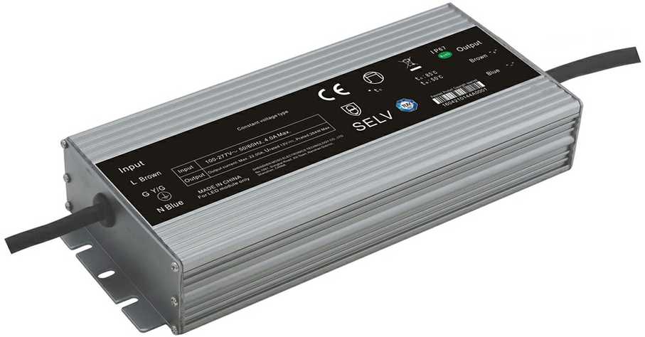 200W LED Maitinimo šaltinis GLSV 12V IP67