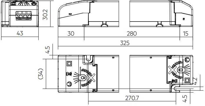 200W LED maitinimo šaltinis TRIDONIC LC ONE4ALL NF SC EXC2 SP, 24V, DALI/PUSH
