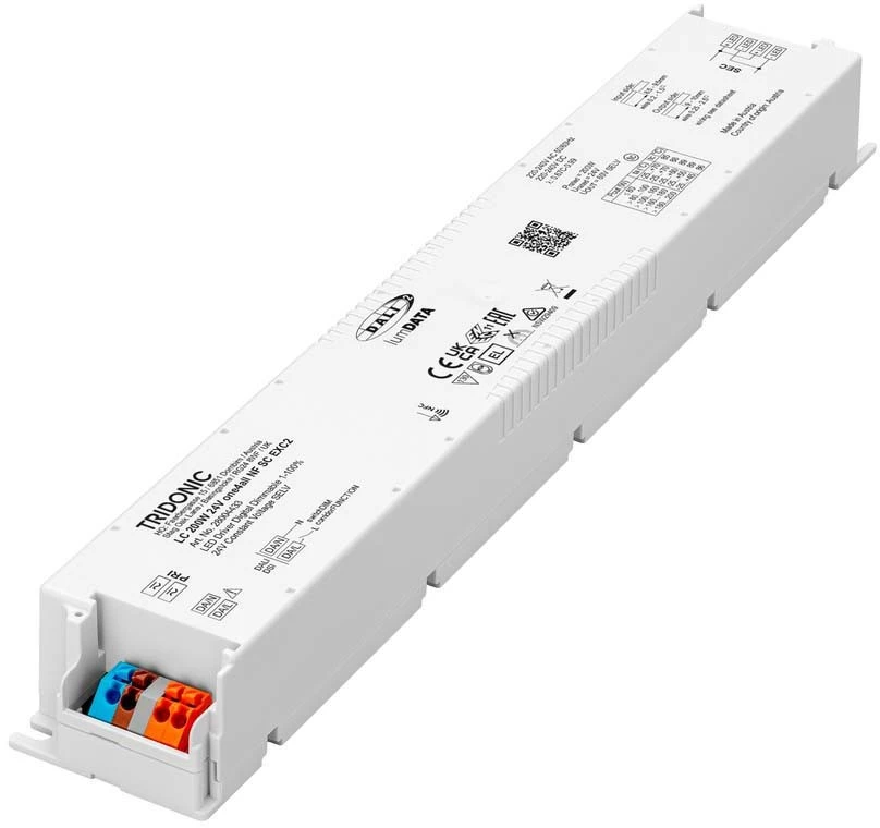200W LED maitinimo šaltinis TRIDONIC LC ONE4ALL NF SC EXC2 SP, 24V, DALI/PUSH