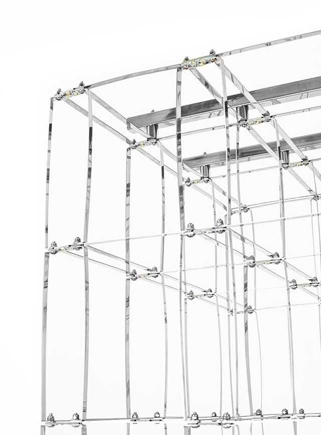 200W LED pakabinamas šviestuvas CONSTELAR, sidabro sp., 3000K