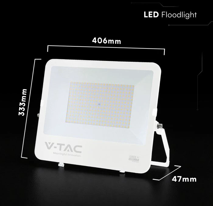 200W LED prožektorius, baltas, 6500K, CREE LED chip