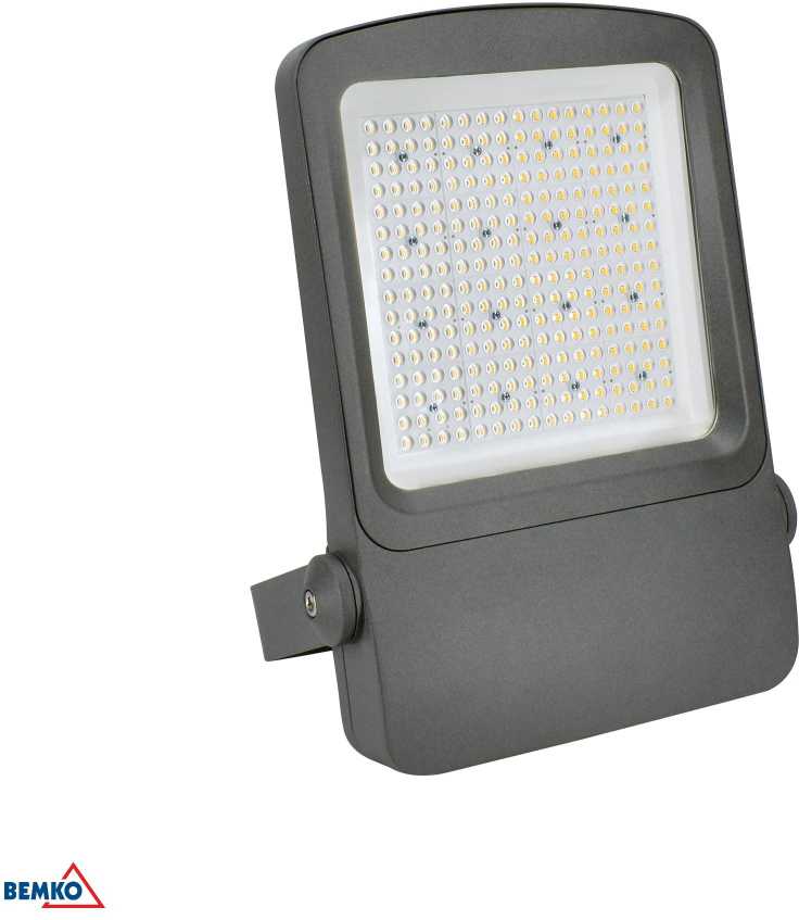 200W LED prožektorius CAMPUS, pilkas, 3000K, IP66