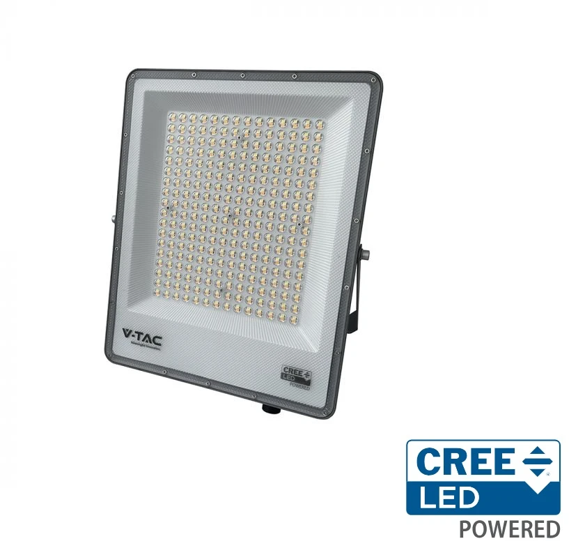 V-tac 200W LED prožektorius, juodas, 3000/4000/6500K, CREE LED chip