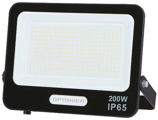 200W LED prožektorius, juodas, 4000K