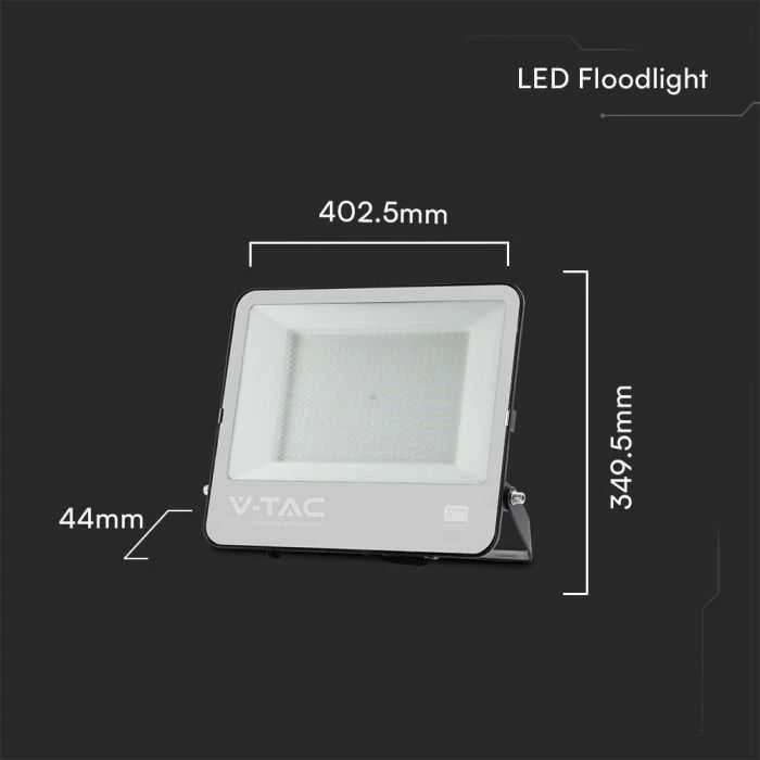 200W LED prožektorius, juodu korpusu, 6500K, SAMSUNG CHIP
